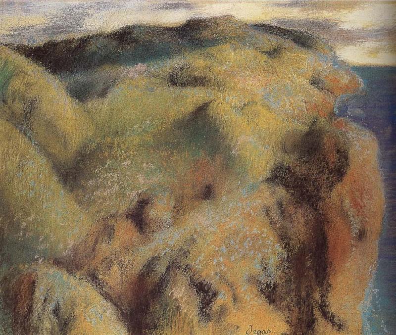 Edgar Degas Cliff Sweden oil painting art